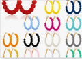Hoop Earring’s in all different colors Neon Drop Retro Each Pair