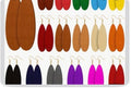 Natural Wood Earrings different colors Each