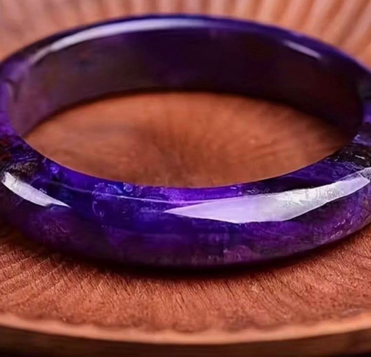 Elegant purple Bangle Bracelet