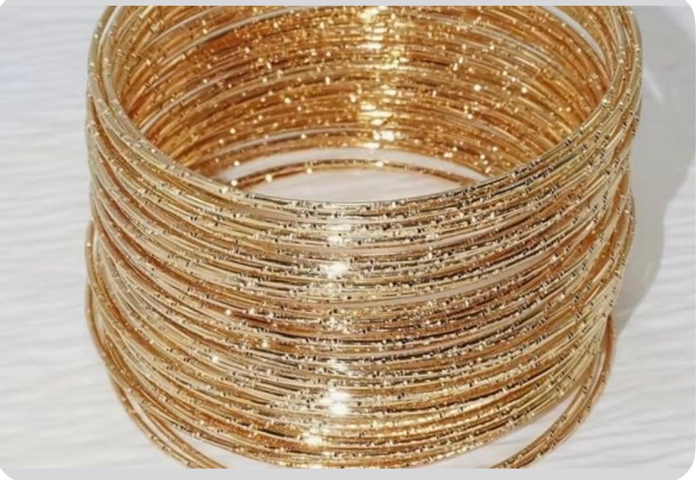 Luxurious Golden Circle Bangles