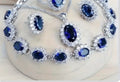 Luxury vintage July Birthstone Jewelry Set